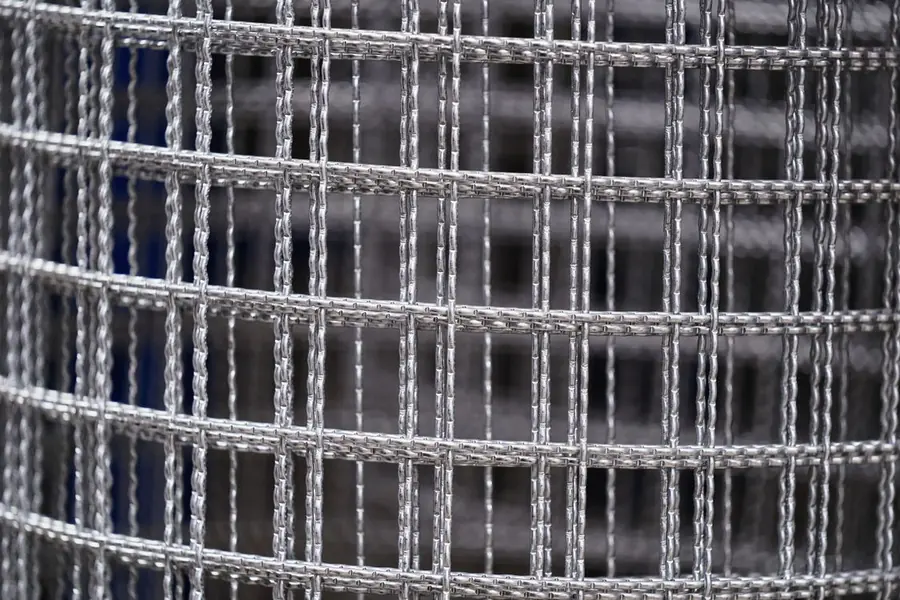 Galvanized steel mesh used to block rodent entry points